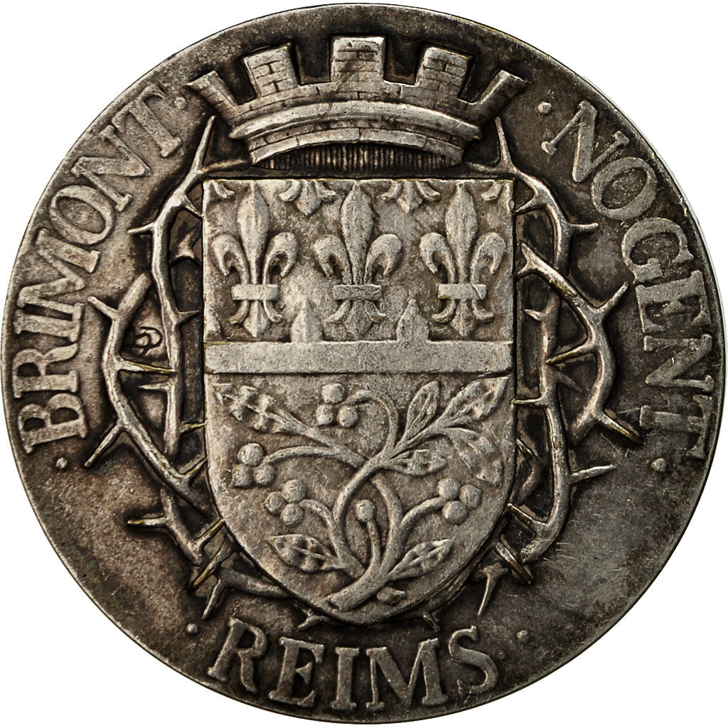 France, Medal, Brimont, Nogent, Reims, Dropsy, AU(50-53), Copper Plated Silver