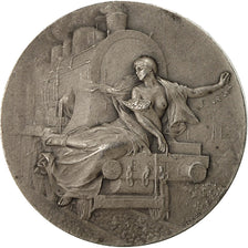 France, Médaille, Compagnie des Chemins de Fer de l'Est, Vernon, SUP, Argent