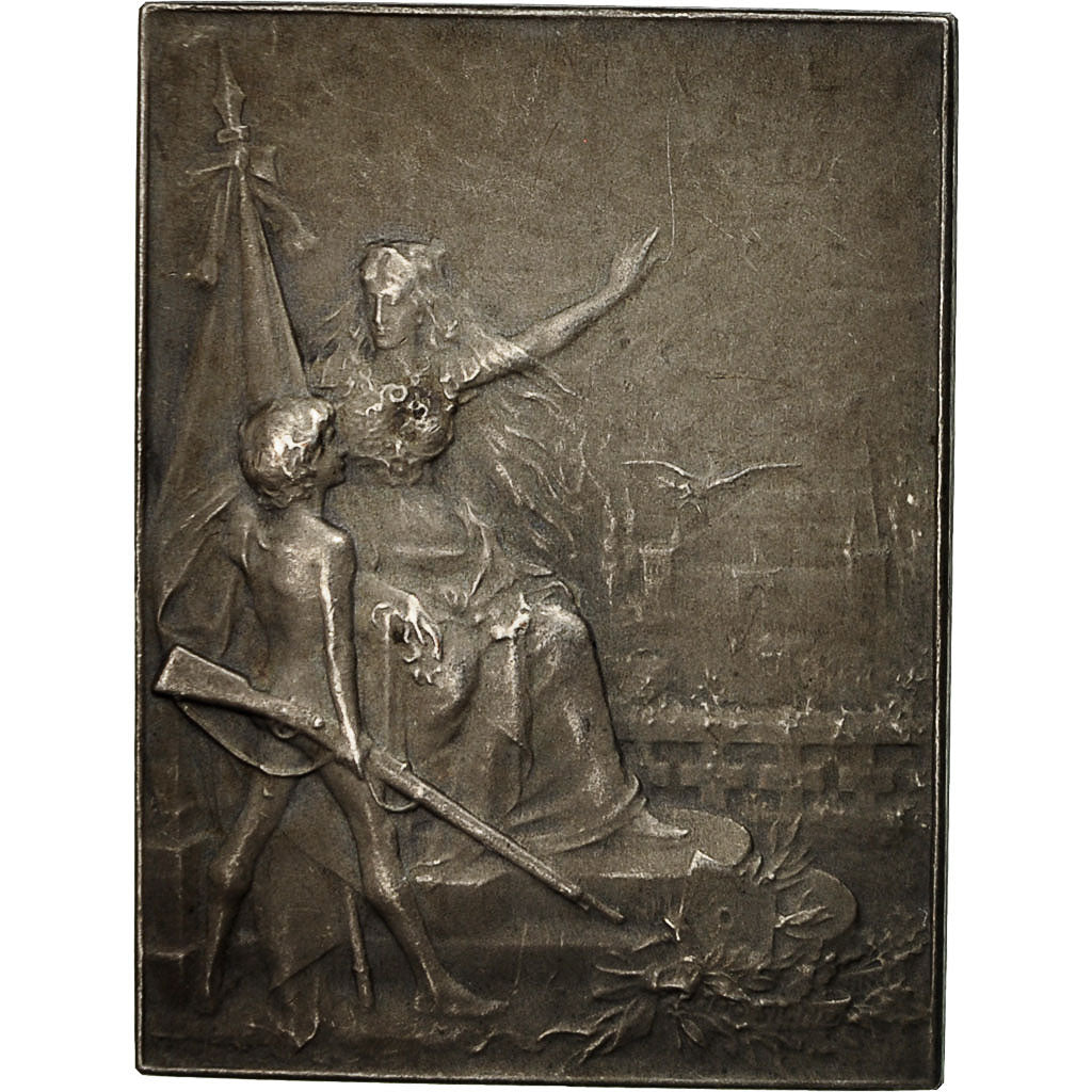 France, Medal, Union des Sociétés de Tir de France, Dupré, AU(55-58)