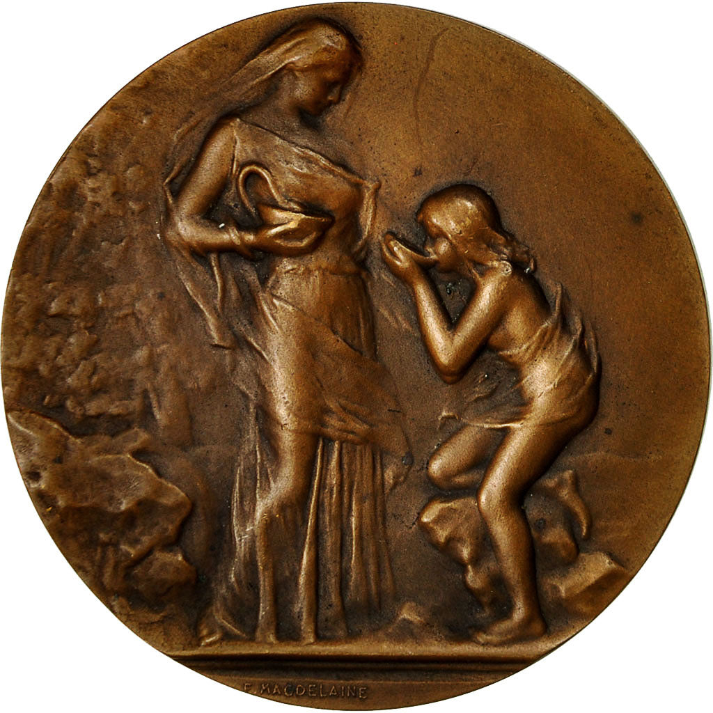 France, Medal, Cinquantenaire Professionnel des Docteurs, 1919, Magdelaine