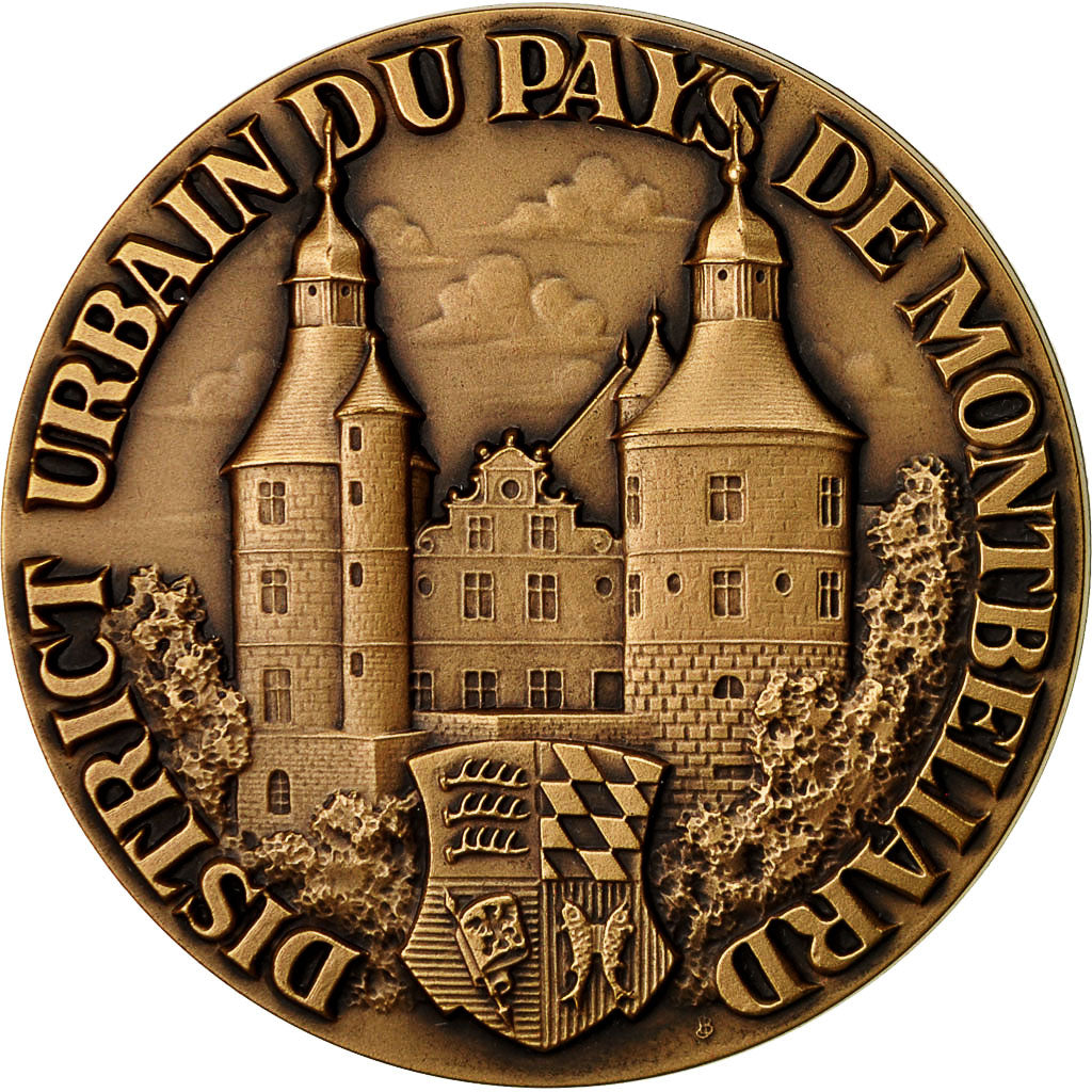 France, Medal, Pays de Montbéliard, 1993, Gaillard, MS(64), Bronze