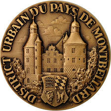 France, Medal, Pays de Montbéliard, 1993, Gaillard, MS(64), Bronze