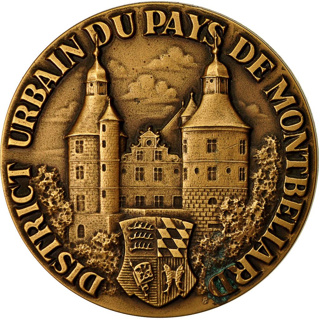 France, Medal, Pays de Montbéliard, 1993, Gaillard, MS(60-62), Bronze