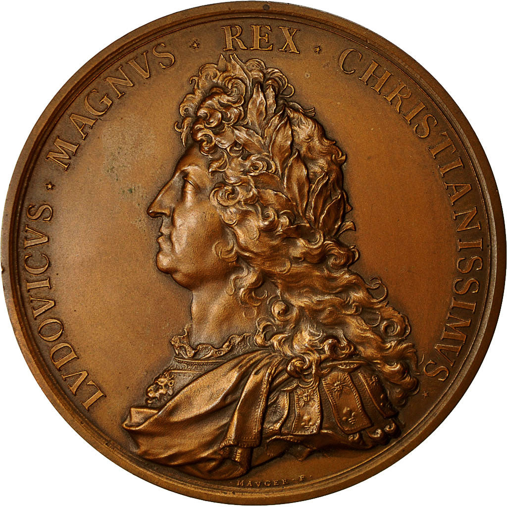 Frankreich, Medaille, Louis XIV, Splendor Rei Navalis, Mauger, Restrike, VZ