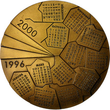 France, Medal, Médaille Calendrier, 1996/2000, AU(55-58), Bronze