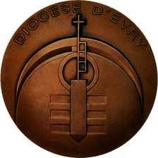 France, Médaille, Cathédrale de la Résurrection, Diocèse d'Evry, SUP+