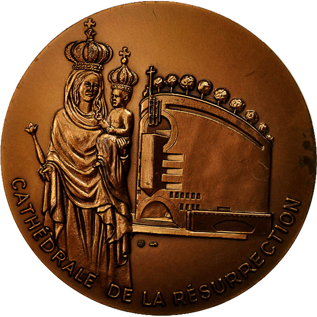 France, Médaille, Cathédrale de la Résurrection, Diocèse d'Evry, SUP+
