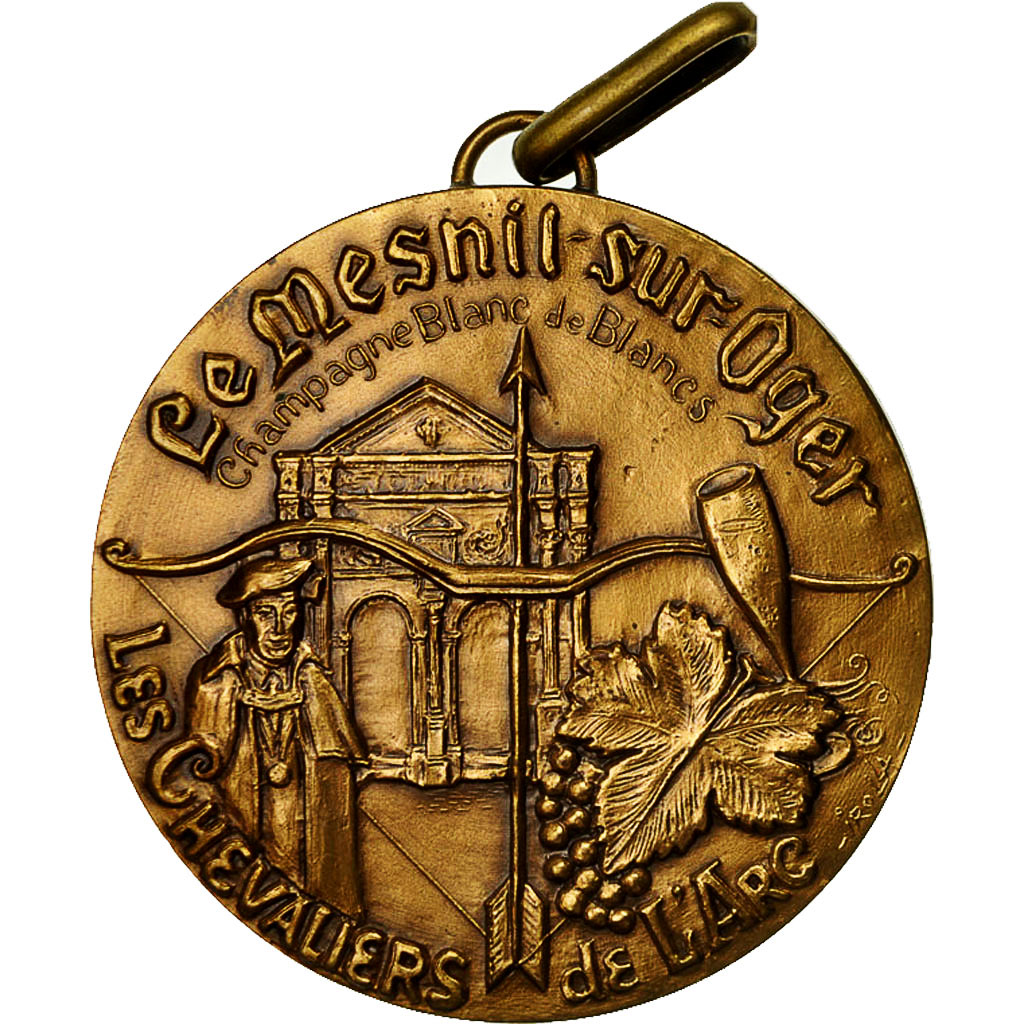 France, Medal, Les Chevaliers de l'Arc, Le Mesnil sur Oger, Irolla, AU(55-58)