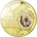 France, Médaille, Le Pape Benoit XVI, 2005, SPL+, Copper Gilt