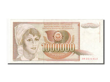 Banknote, Yugoslavia, 1,000,000 Dinara, 1989, AU(55-58)