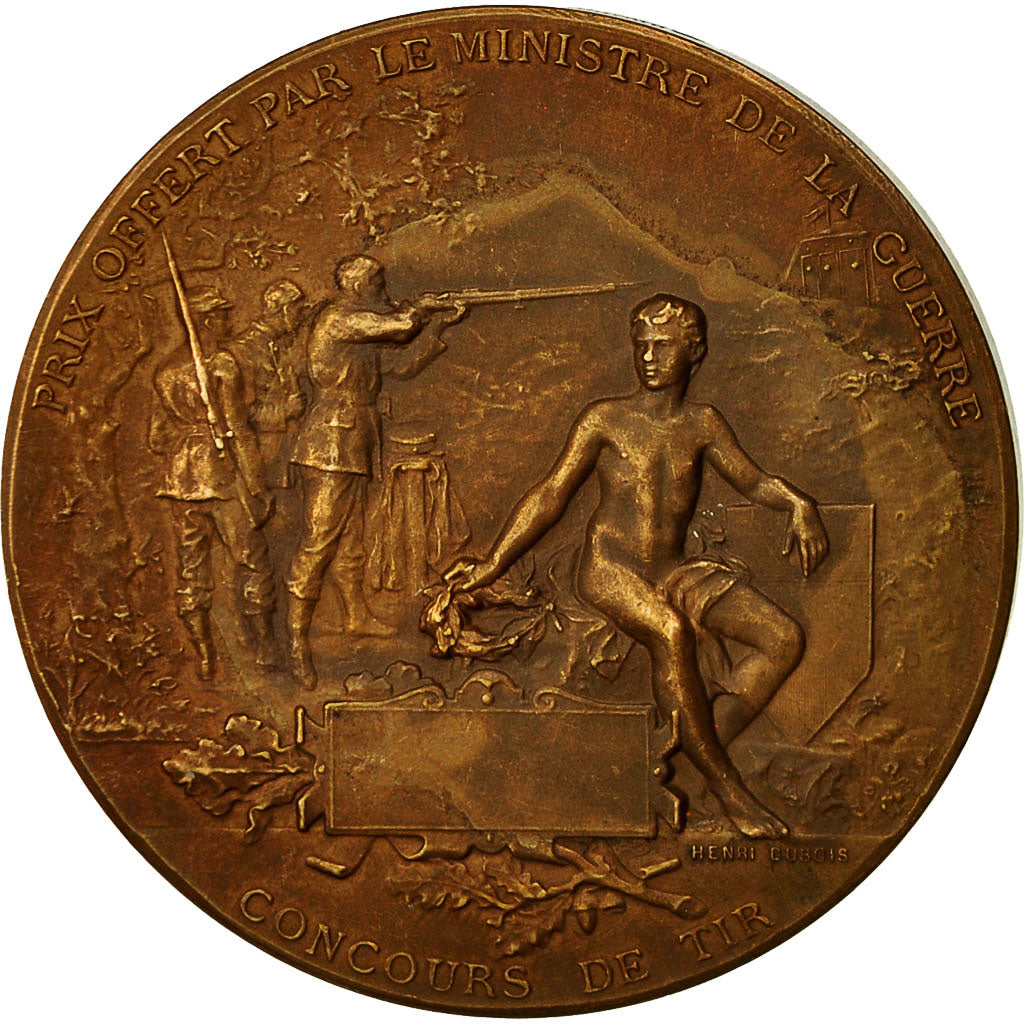 Francia, medaglia, Ministère de la Guerre, Concours de Tir, Dubois.H, SPL-