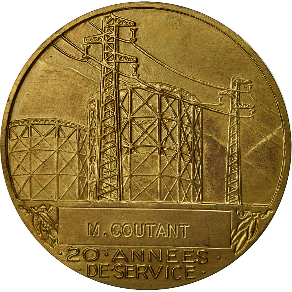 Francia, medalla, Électricité de France et gaz de France, Dropsy, EBC, Bronce