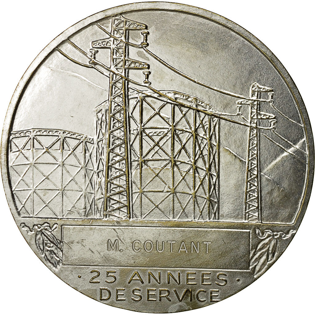 France, Medal, Électricité de France et gaz de France, Dropsy, MS(60-62)