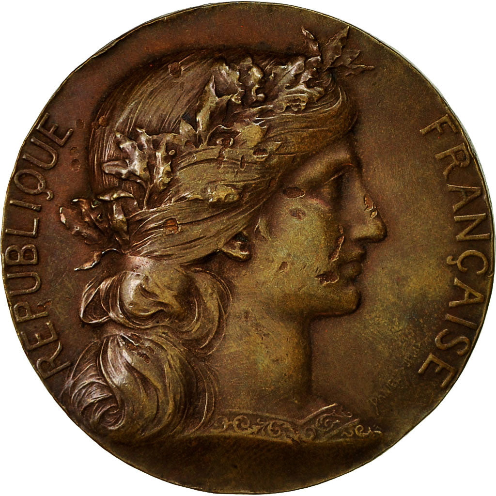 Francia, medalla, Société d'Agriculture de l'Oise, Beauvais, 1911, Dupuis.D