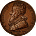 France, Médaille, A.Malherbe, Caen, Arts & Culture, 1815, TTB, Bronze
