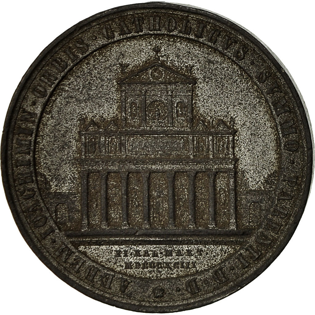 Vaticano, medaglia, Le Pape Léon XIII, 1843, Giorgi, BB, Stagno
