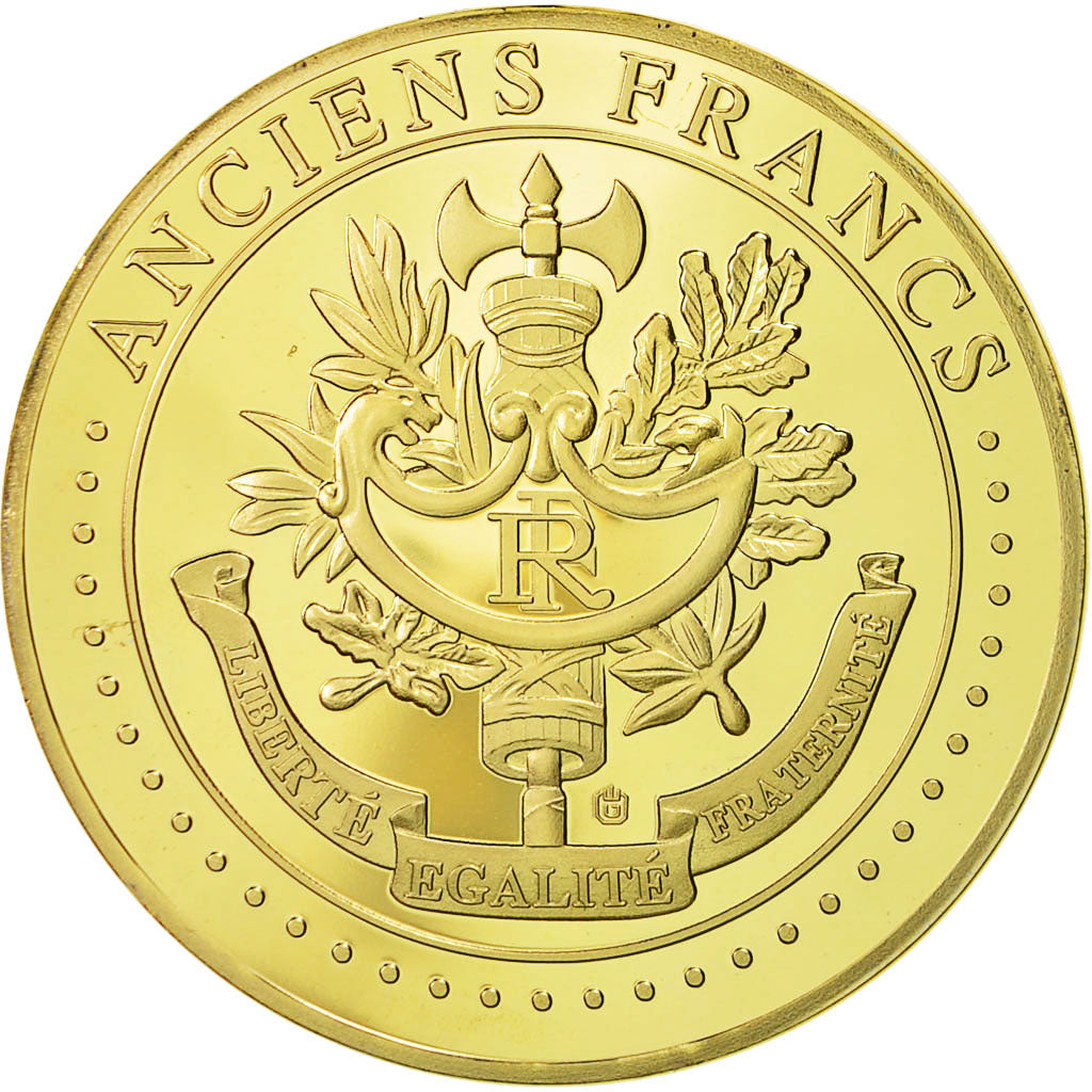 France, Medal, Les Anciens Francs, billet de 5000 Francs Victoire, 2009, MS(64)