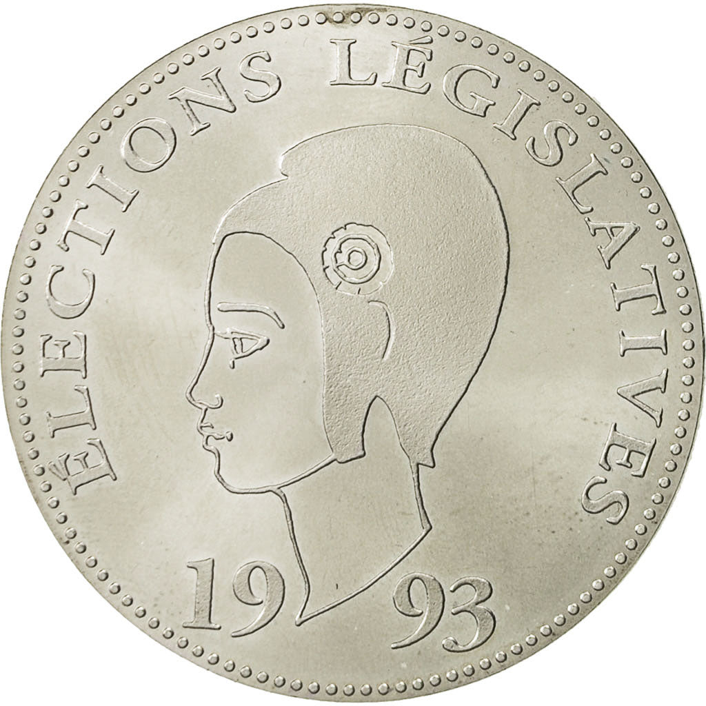 Francia, medaglia, Elections Législatives, 1993, SPL+, Argento