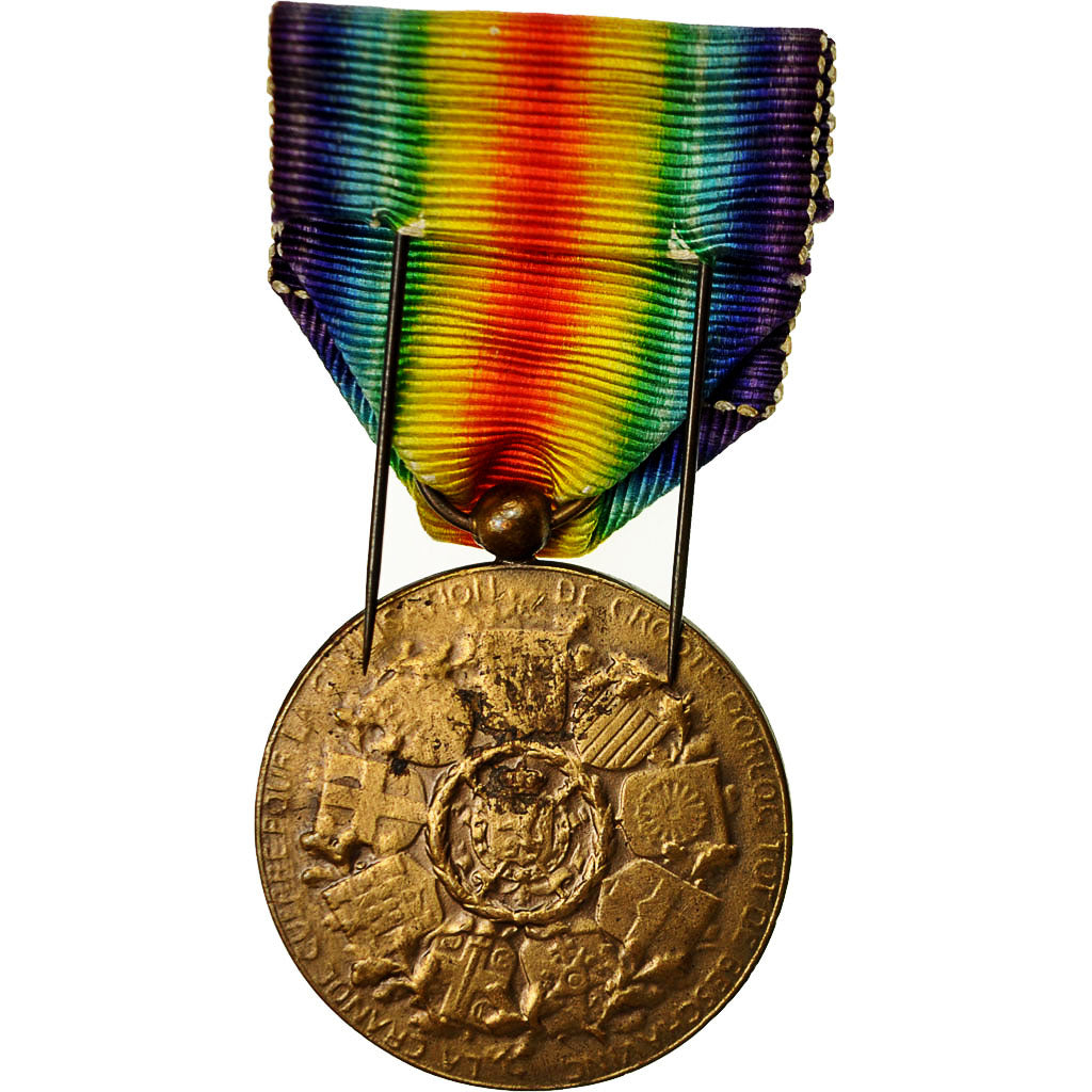Belgium, Victoire Interalliée, Medal, Very Good Quality, Bronze, 36