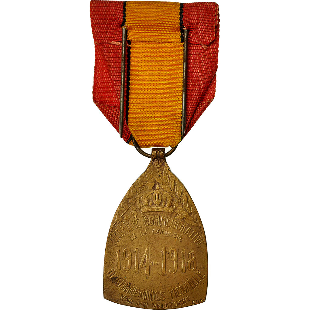Belgium, Médaille commémorative de 1914-1918, Medal, Very Good Quality, De