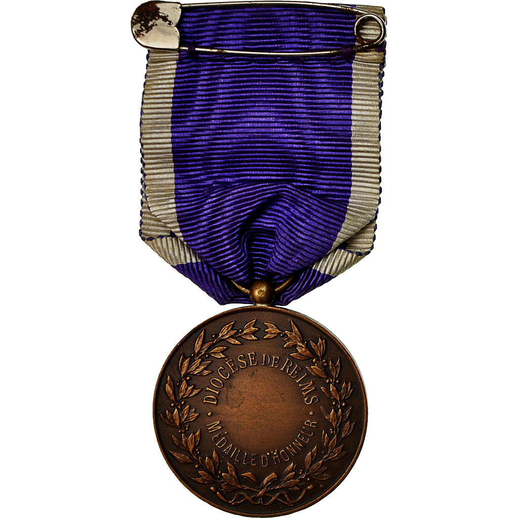 France, Honneur, Diocèse de Reims, Saint Rémi, Medal, Uncirculated, Bourgouin