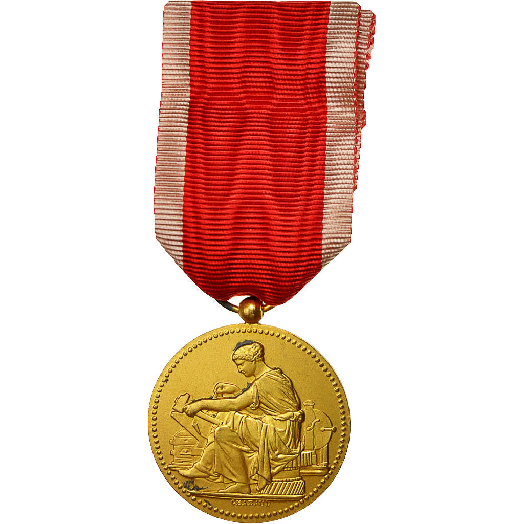 France, Société Industrielle de Rouen, Medal, Uncirculated, Chabaud, Vermeil
