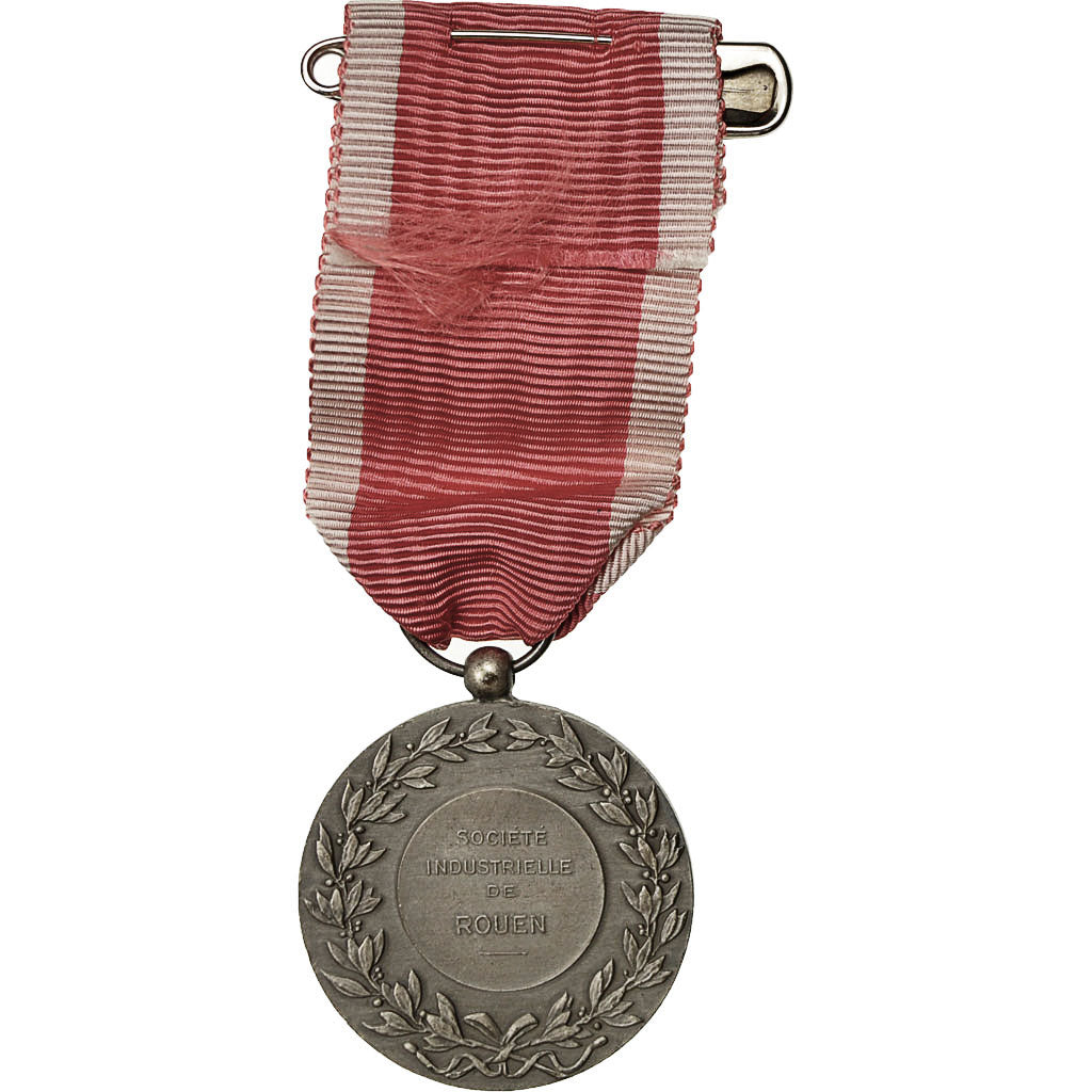 France, Société Industrielle de Rouen, Medal, Uncirculated, Chabaud, Silvered