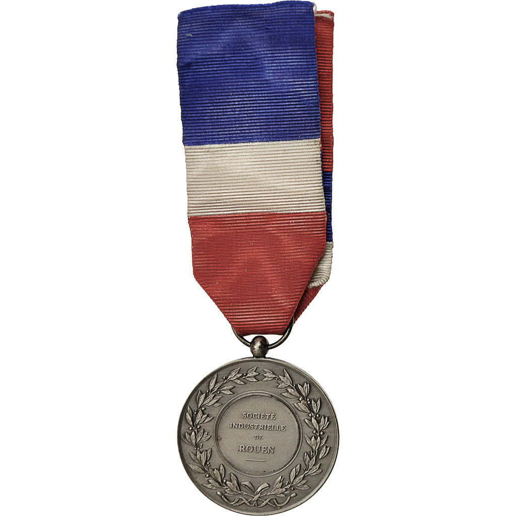 France, Société Industrielle de Rouen, Medal, Uncirculated, Chabaud, Silver