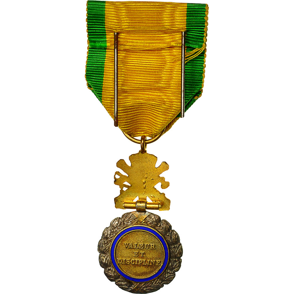 Francia, Troisième République, Valeur et Discipline, medaglia, 1870