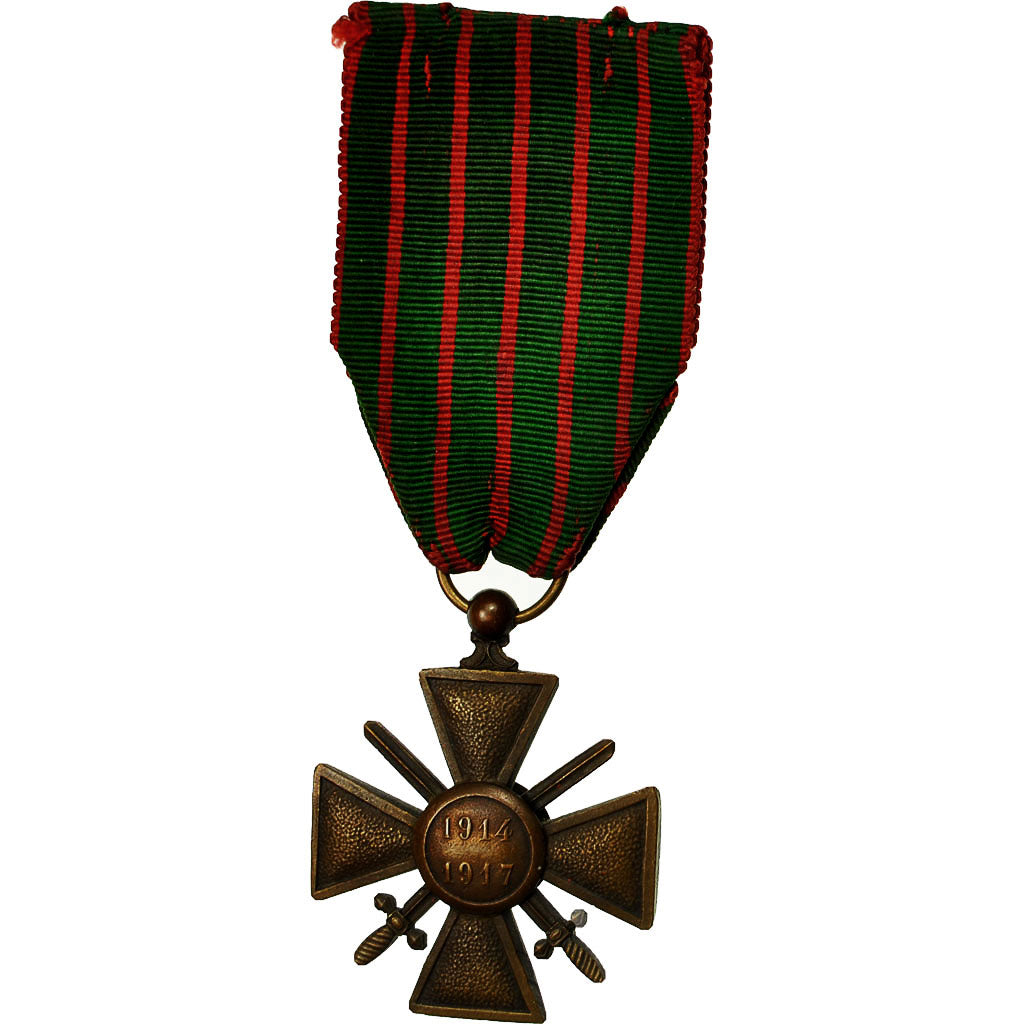 France, Croix de Guerre, Une Etoile, Medal, 1914-1917, Very Good Quality