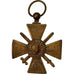 Francja, Croix de Guerre, Medal, 1914-1918, Dobra jakość, Bronze, 37