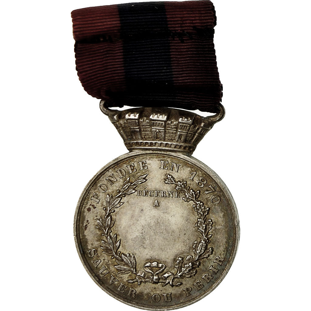 France, Société des Sauveteurs du Havre, Medal, Very Good Quality, Maehn