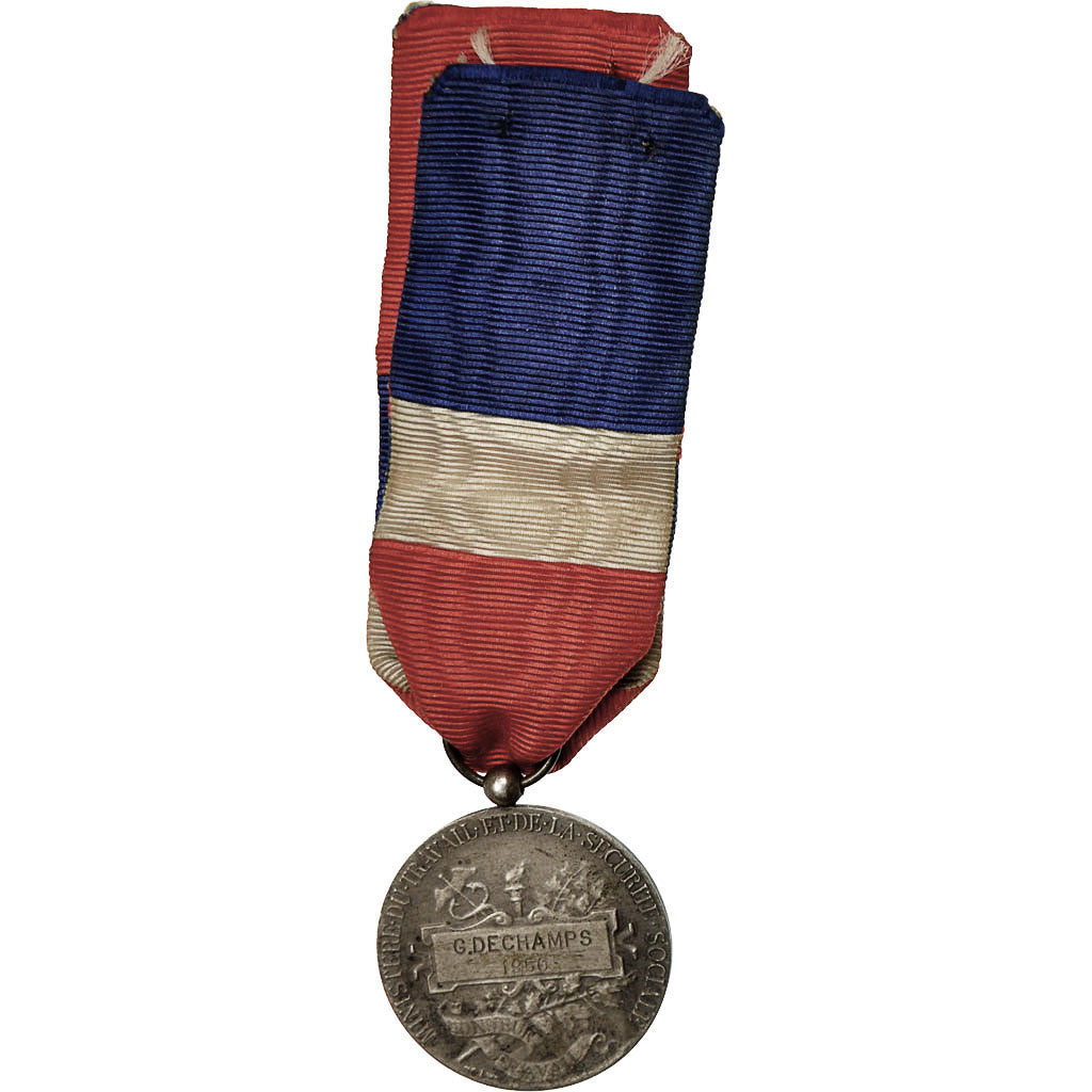 France, Ministère du Travail et de la Sécurité Sociale, Médaille, 1950