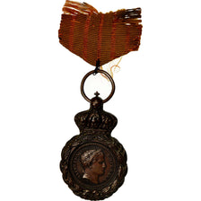 France, Medal, Médaille de Saint Hélène, 1857, AU(55-58), Bronze