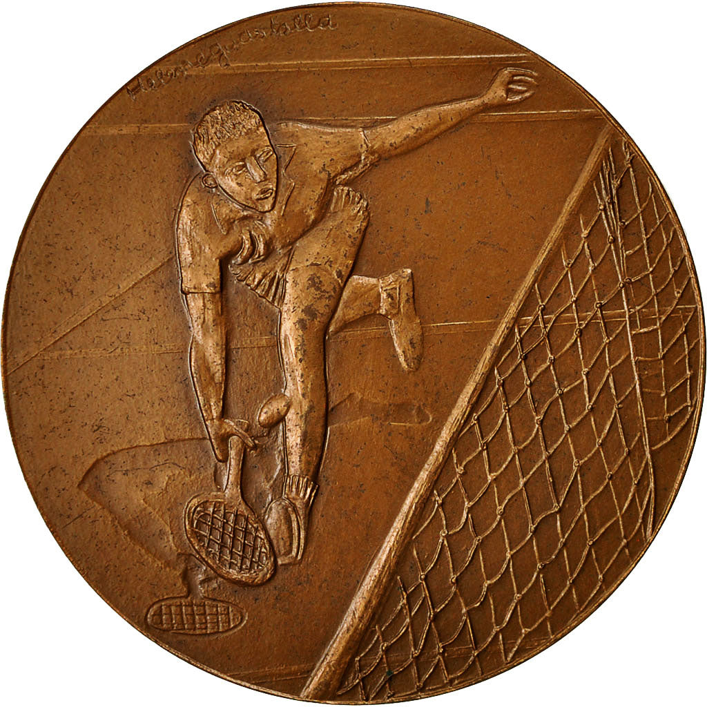 France, Médaille, Sport, Tennis, 1984, Hélène Guastalla, TTB+, Bronze