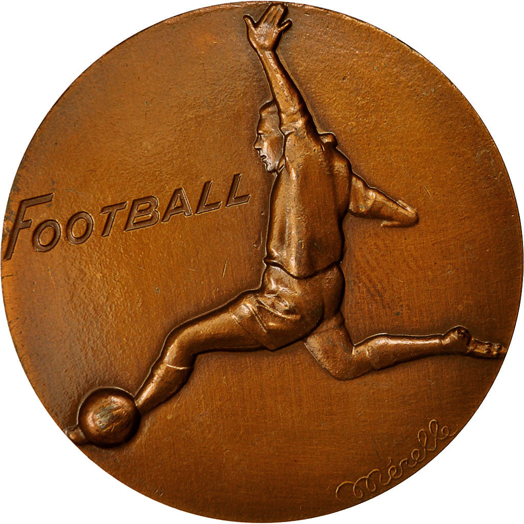 France, Medal, Sport, Football, 1983, Mérelle, AU(55-58), Bronze