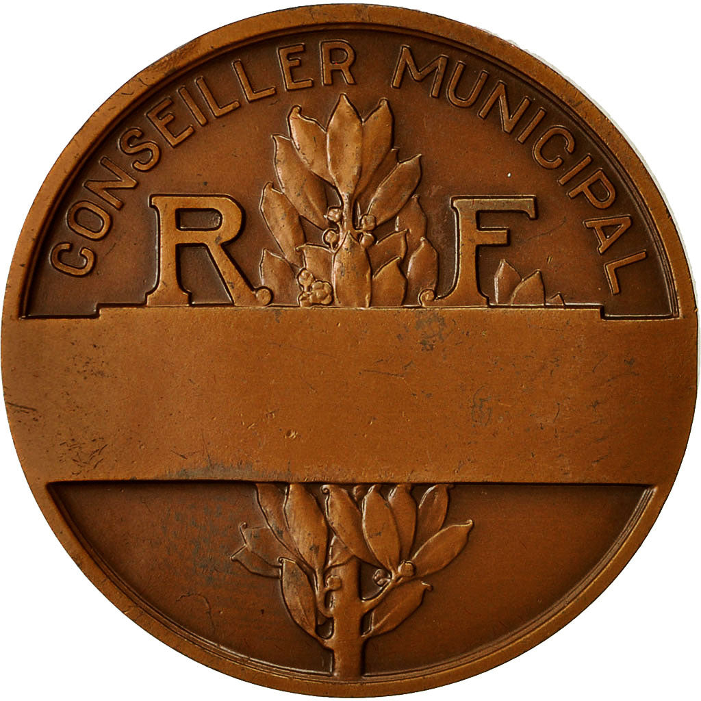 Francia, medalla, Conseiller municipal, 1978, Morlon, EBC, Bronce