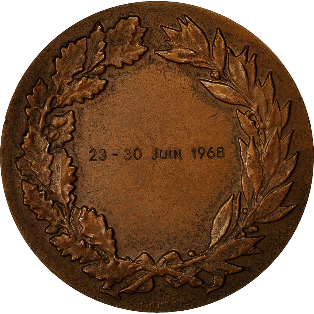 France, Médaille, Marianne, République Française, 1968, Dubois.H, TTB, Bronze