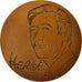 France, Medal, Les Aventures de Tintin, Hergé, 1995, C. Gondard, MS(60-62)