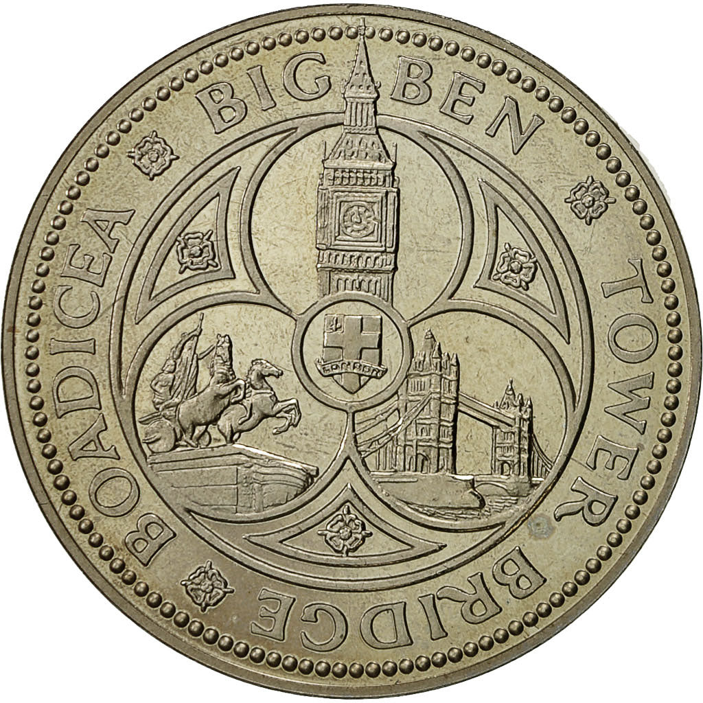 United Kingdom , Medal, Westminster Abbey, MS(63), Nickel-Silver