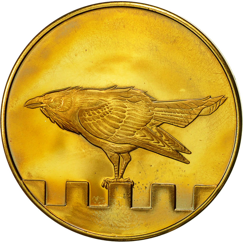United Kingdom, Medal, The Tower of London, MS(63), Gilt Bronze