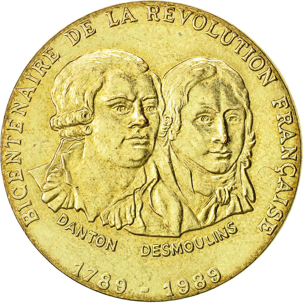France, Jeton, Bicentenaire de la Révolution Française, MDP, MS(60-62)