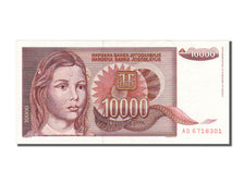 Iugoslavia, 10,000 Dinara, 1992, SPL-