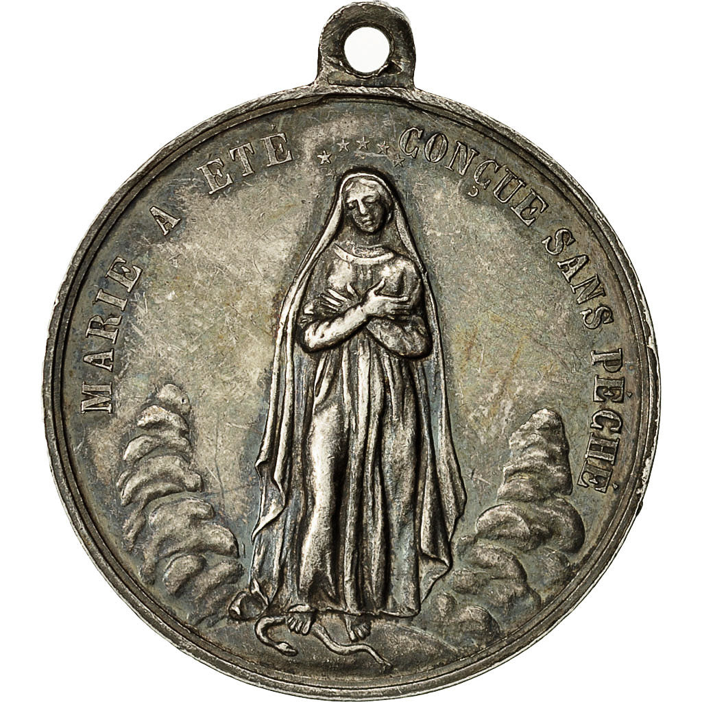 France, Médaille, Religion, Marie, Vachette, SUP, Argent