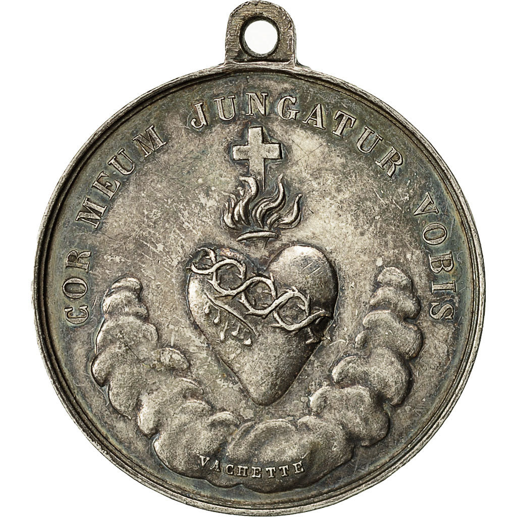 France, Médaille, Religion, Marie, Vachette, SUP, Argent