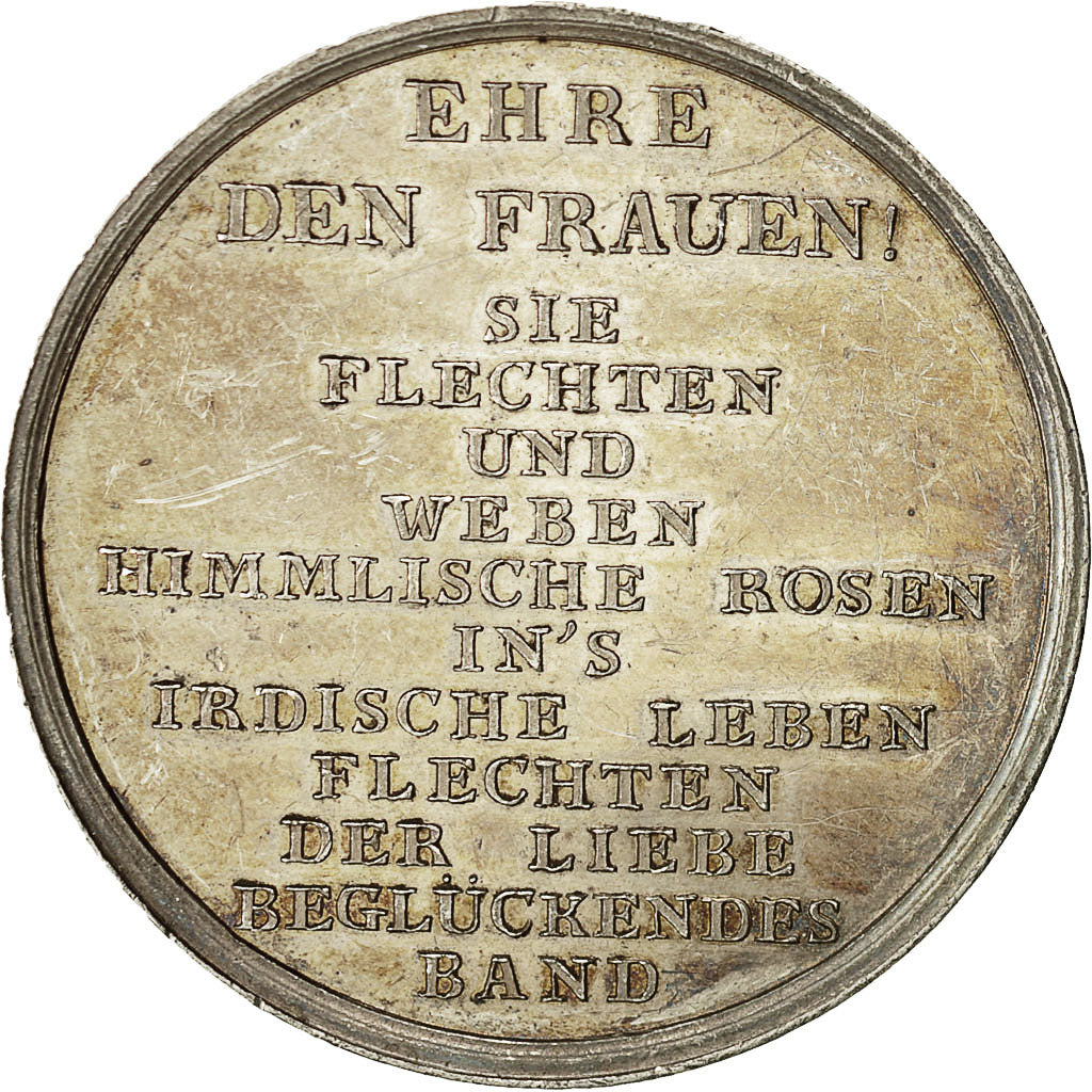 Germany, Medal, Religion, Ehre Den Frauen, Loos, AU(55-58), Silver