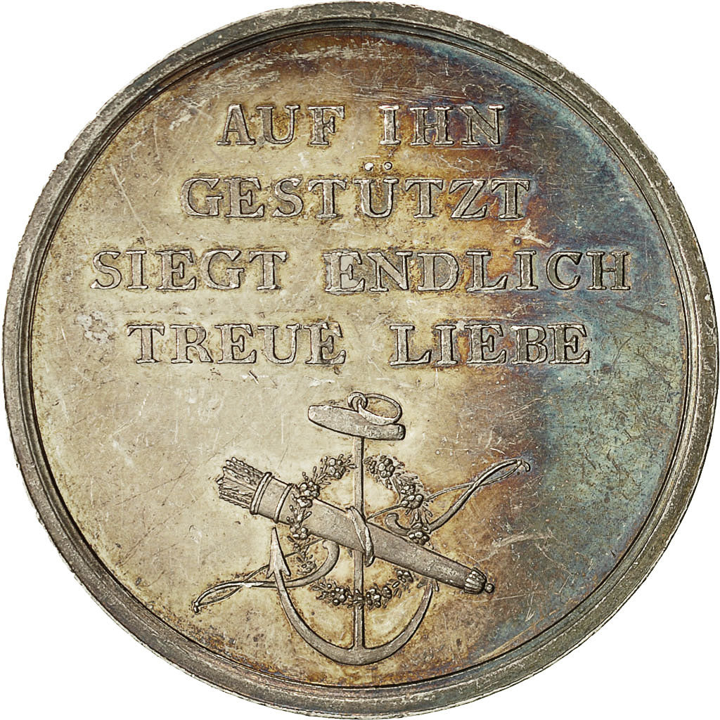 Deutschland, Medaille, Religion, Auf Ihn Gestützt Siegt Endlich Treue Liebe
