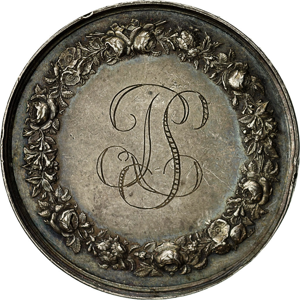 France, Medal, Mariage, Religion, 1865, Petit, MS(60-62), Silver