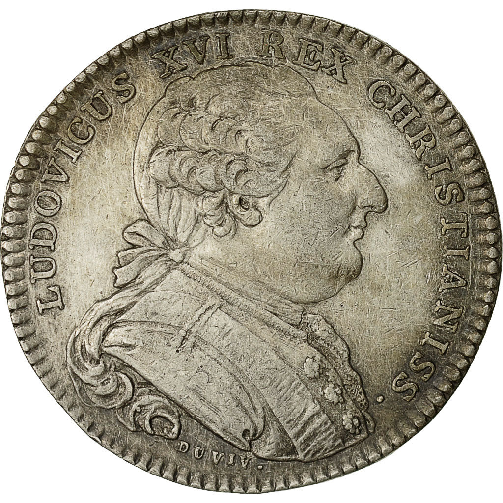Francia, Token, Louis XVI, Etats de Bourgogne, 1789, Duvivier, SPL-, Argento