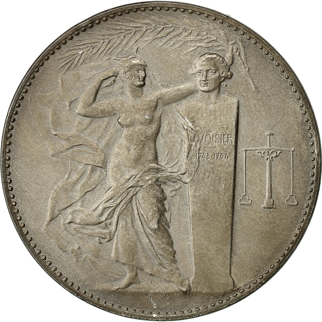 France, Medal, Union des Industries Chimiques, 1965, MS(60-62), Silver